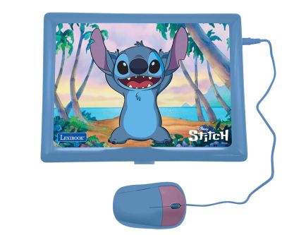 Образователен двуезичен лаптоп Stitch Lexibook на български език