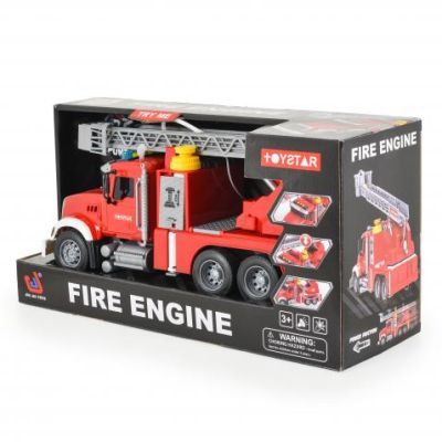 Пожарен камион със стълба звук и светлина 666-58P