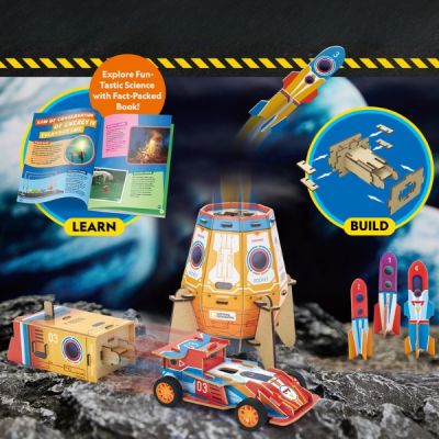 Пъзел 3D National Geographic Rocket & Racing Car CubicFun DS1099h 