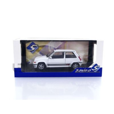 Метален автомобил Renault 5 GT Turbo MK2 White 1989 SOLIDO 1:18 - 1810002