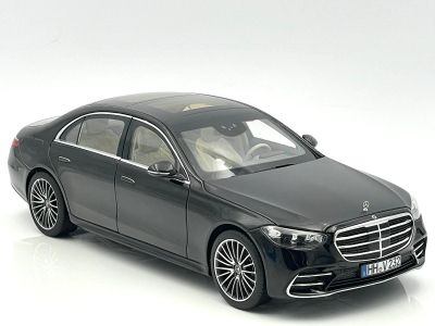 Метална кола Mercedes S-Class AMG Line 2021 Black Metallic Norev 1:18 - 183802