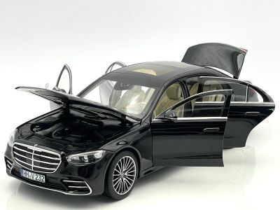 Метална кола Mercedes S-Class AMG Line 2021 Black Metallic Norev 1:18 - 183802