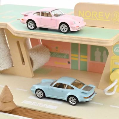 Металeн автомобил Porsche 911 Turbo 1978 Blue Jet-car 1/43 Norev 750053