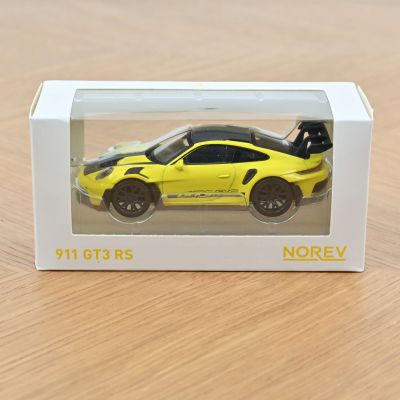 Металeн автомобил Porsche 911 GT3 RS 2022 Yellow 1/43 Norev 750063