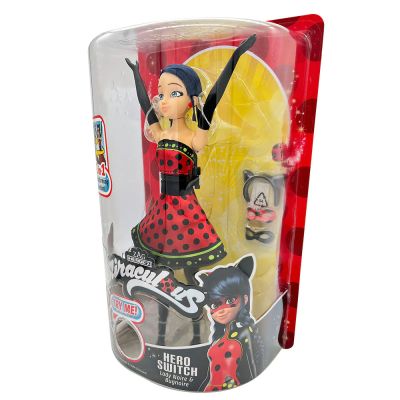 MIRACULOUS Калинката и Котарака кукла Калинка с геройско преобразяване