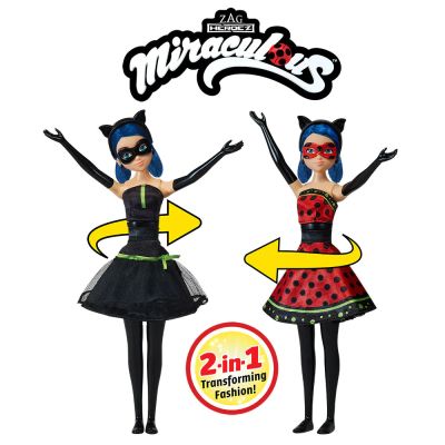 MIRACULOUS Калинката и Котарака кукла Калинка с геройско преобразяване