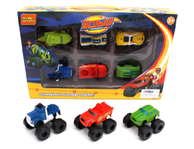 Комплект колички Пламъчко и машините Blaze 3588