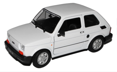 Метална кола Polski Fiat 126 Welly 1:24