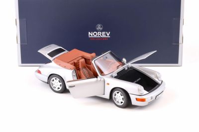 Метална кола Porsche 911 Carrera 2 Cabriolet 1990 Norev 1:18 - 187330