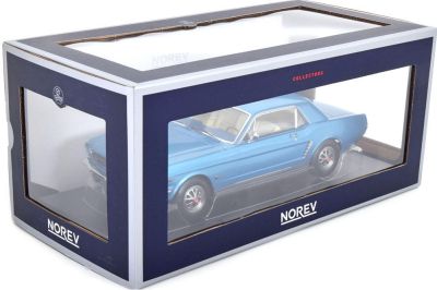 Метална кола Ford Mustang Hardtop Coupe 1965 Norev 1:18 - 182800
