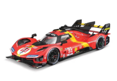 Метална кола Ferrari Racing 499P LMH Bburago 1:18  