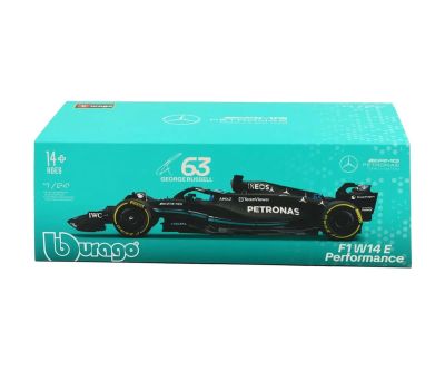Метална кола Formula 1 Mercedes AMG F1 W14 E Performance 63 George Russel Bburago 1:24
