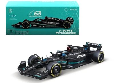 Метална кола Formula 1 Mercedes AMG F1 W14 E Performance 63 George Russel Bburago 1:24