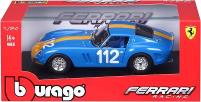 Метална кола Ferrari 250 GTO 1:24 Burago