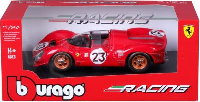 Метална кола Ferrari 330 P4 Daytona 1967 1:24 Burago