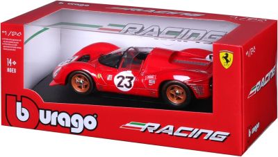 Метална кола Ferrari 330 P4 Daytona 1967 1:24 Burago