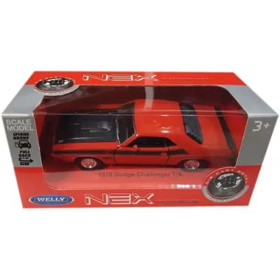 Метална кола Dodge Challenger Welly 1:34 