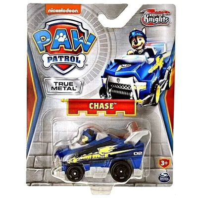 PAW Patrol CHASE Rescue Knights Paws True Metal 1:55