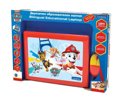 Образователен двуезичен лаптоп Paw Patrol Lexibook на български език