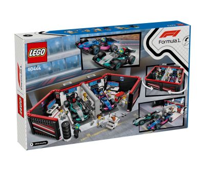 Конструктор LEGO City 60444 Гараж от F1 с коли Mercedes-AMG и Alpine