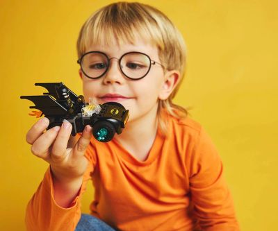 Конструктор LEGO DC Comics Super Batman 76301 Батман с Батмобила срещу Мистър Фрийз