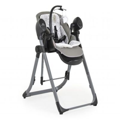 Детски стол за хранене люлка Cangaroo Nirvana сив