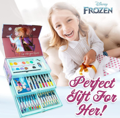 Комплект за рисуване в триетажно куфарче Frozen 667668