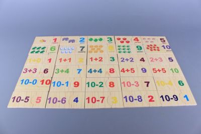 ЗАБАВЕН ДЪРВЕН ПЪЗЕЛ МАТЕМАТИКА