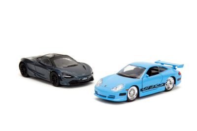 Метални автомобили Fast&Furious Porsche 911 GT3 RS и McLaren 720S 1:32 Jada Toys 253202012