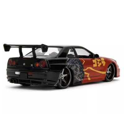 Метална кола Nissan Skyline GT-R Godzilla 2002 Jada 253253024 - 1:24 