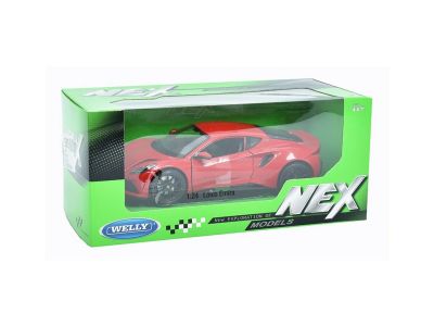 Метална кола Lotus Emira red Welly 1/24