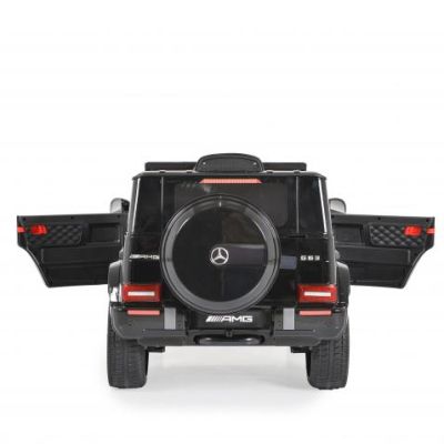 Акумулаторен джип Mercedes G63 черен металик 0002