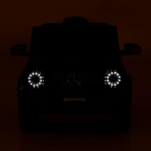 Акумулаторен джип Mercedes G63 черен металик 0002