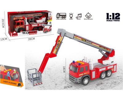 Камион пожарна със стълба и звуци 1/12