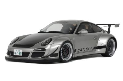 Умален модел Porsche 911 RWB Abu Dhabi Silver 2024 GT SPIRIT GT483 - 1:18