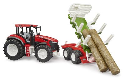 Трактор Roadmax с ремарке за трупи BRUDER 03453