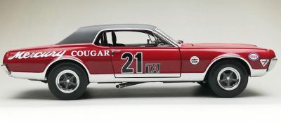 Метална кола Mercury Cougar Racing-#21 Marty Beaulieu 1967 SUN STAR SS1583