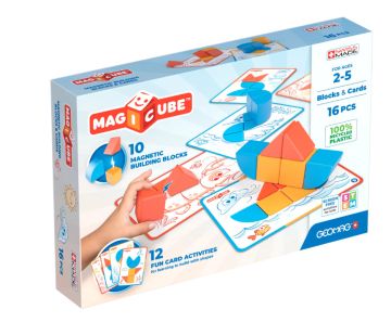 Магнитен конструктор Форми и карти Magicube Geomag G307