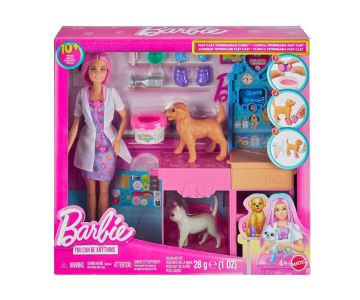 Кукла Barbie Ветеринарна клиника Mattel JFX93