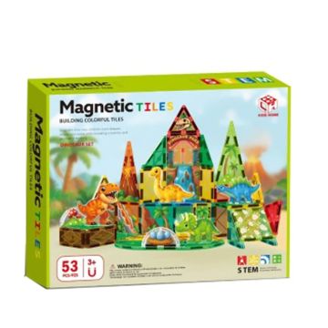 Магнитен Конструктор с Динозаври Magnetic Tiles M524 