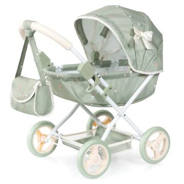 Количка за кукли с чанта COSY зелена BAYER 12728AA 