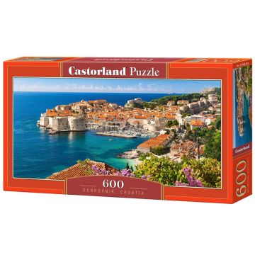 Пъзел Дубровник Хърватска панорамен пъзел 600 части Castorland