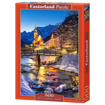 Пъзел Нощ в Рамзау Германия Castorland 500 части 53063