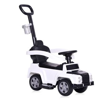 Кола за яздене и бутане с дръжка ride-on X-TREME бяла