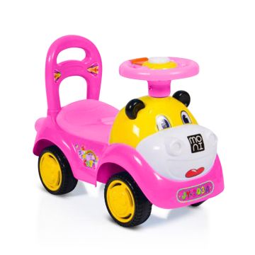 Музикална Кола за яздене и бутане SUPER CAR JY-Z03A розов