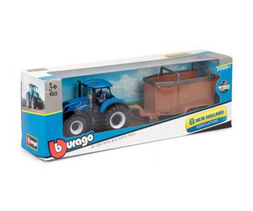 Метален трактор с ремарке New Holland T7.315 HD Bburago 31920