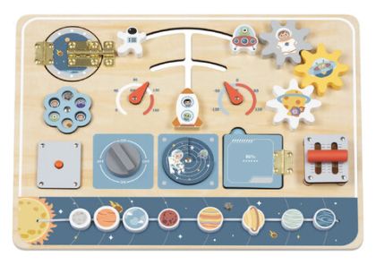 Дървена активна дъска Space Tooky Toy TP113