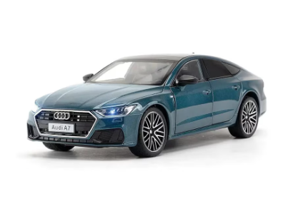 Метален автомобил Audi A7 1/24 blue