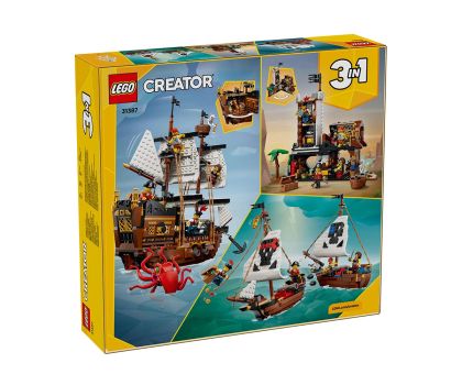 Конструктор Емблематичен пиратски кораб LEGO Creator 31387 