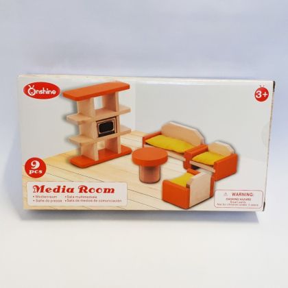 Комплект дървено обзавеждане - хол